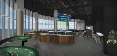 Views of the Atlantic Ocean will be enjoyed from the new Topgolf Swing Suite at Ocean Resort Casino