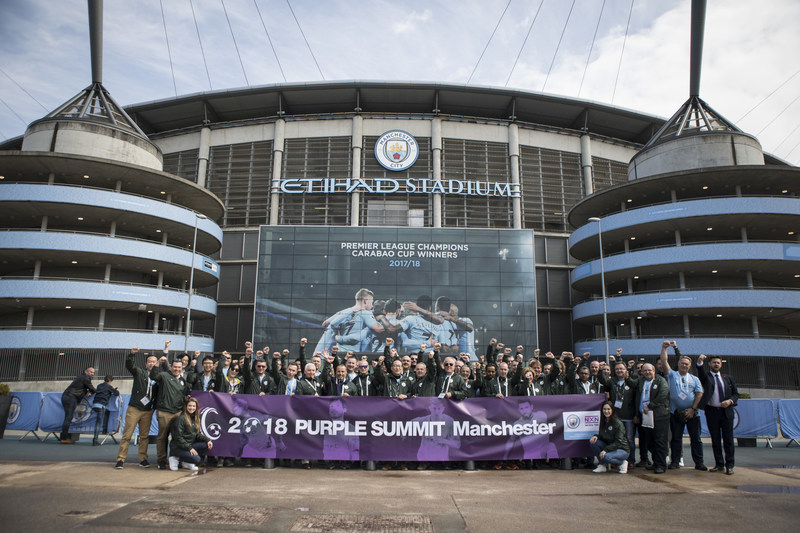 Nexen Tire encerra a 2018 PURPLE SUMMIT Manchester (PRNewsfoto/Nexen Tire)