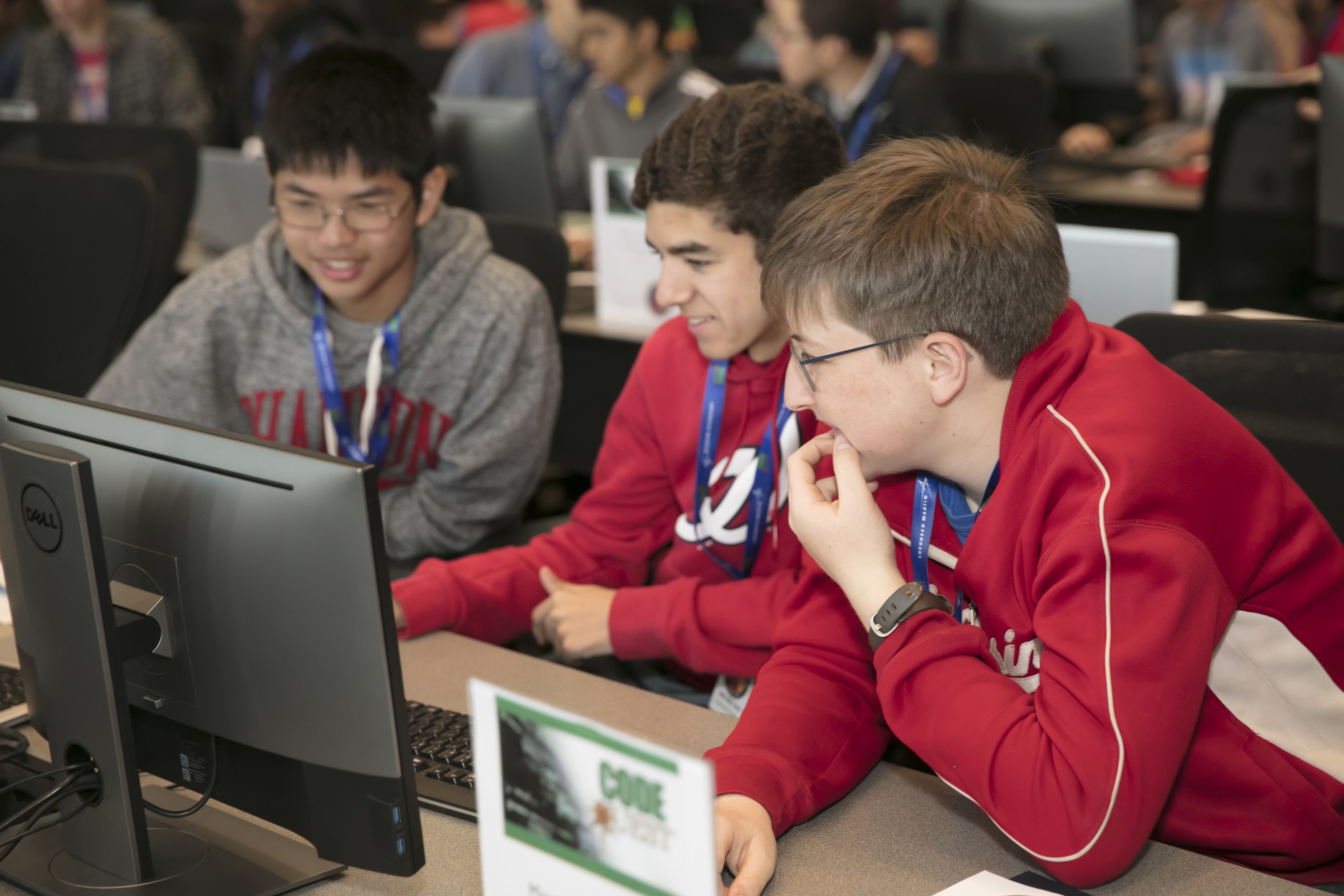 Lockheed Martin Code Quest Tests Students to Solve Coding Challenges