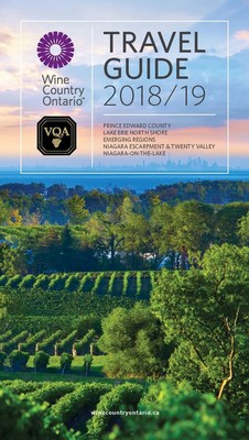 2018/19 Wine Country Ontario and VQA Wines of Ontario Travel Guide Cover (CNW Group/Wine Marketing Association of Ontario)