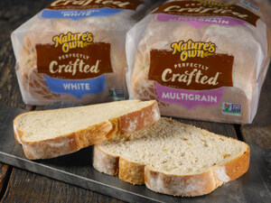 Nature's Own Introduces Nature's Own® Perfectly Crafted™ Artisan-inspired, Thick-sliced Bakery Bread