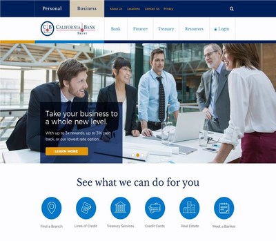 New California Bank & Trust website