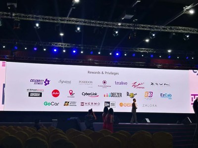 Rewards & Privileges Exhibition on HUAWEI P20 Conference