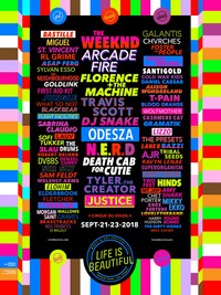 Life is Beautiful Music & Art Festival unveils its 2018 music lineup! #LifeisBeautiful2018 (PRNewsfoto/Life is Beautiful)