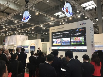 On the opening day of the 2018 Hannover Messe, CASIC holds a promotion event for INDICS international industrial Internet platform. INDICS is a universal cloud platform in the industrial sector, with its core as INDICS+CMSS. It can connect equipment and products downwards and bracket applications upwards to realize cloud-based interoperability and comprehensive integration of products, machines, data and businesses. (PRNewsfoto/CASIC)