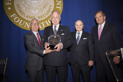 [Left to Right]  Mr. Richard Kendall - Ambassador Ronald S. Lauder - Commissioner Ray Kelly - Governor Tom Ridge. (Photo Credit: Noa Grayevsky)