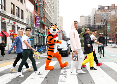 On April 19, 2018, Simon Cowell-backed boy band, PRETTYMUCH dropped their new song “Hello” in the sweetest way possible by pressing it on the first-ever cereal record made with new Kellogg’s® Chocolate Frosted Flakes™.