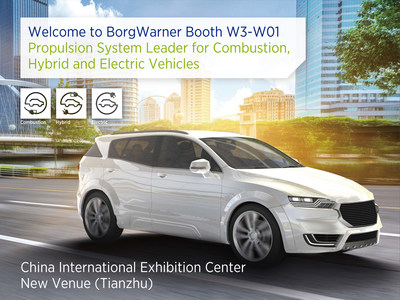 To support the auto industry’s transition to cleaner and more efficient vehicles, BorgWarner will present its broad portfolio of advanced technologies and solutions for combustion, hybrid and electric vehicles at Auto China 2018.