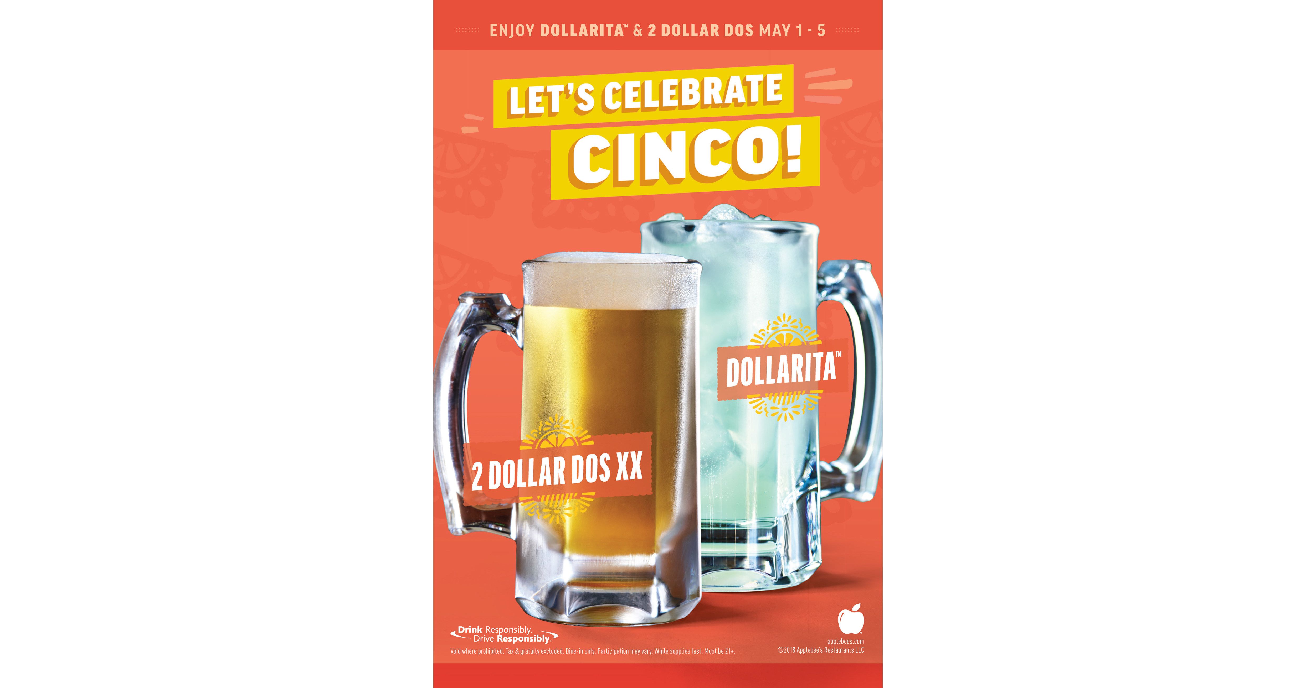 Applebee's® to Celebrate Cinco de Mayo with Two Neighborhood Drinks
