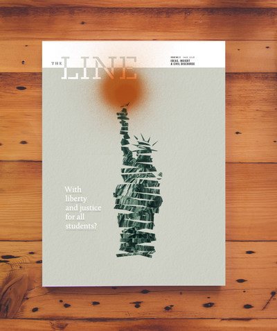 The Line Issue 3 is available at www.TheLineK12.com