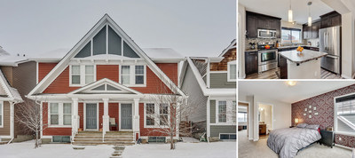 16 Auburn Crest Lane SE, Calgary, AB | $410,000 | Listing Agent: Laura Kitchen, Royal LePage Solutions | Bedrooms: 2, Bathrooms: 2+1, Living Area: 1,095 sq. ft. (CNW Group/Royal LePage Real Estate Services)