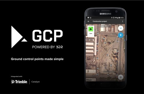 3DR launches GCP, an Android app for seamless collection of ground control points for drone mapping using Site Scan, their complete drone data platform. 3DR GCP integrates with Trimble Catalyst, a software-defined GNSS receiver and positioning service.
