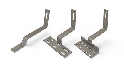 Tile roof attachments manufactured by SolarHooks. SolarHooks' product lines were acquired by Unirac, Inc., North America's leading manufacturer of solar photovoltaic mounting systems.