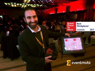 EventMobi Recognized As One of Canada’s Best Workplaces™ (CNW Group/EventMobi)