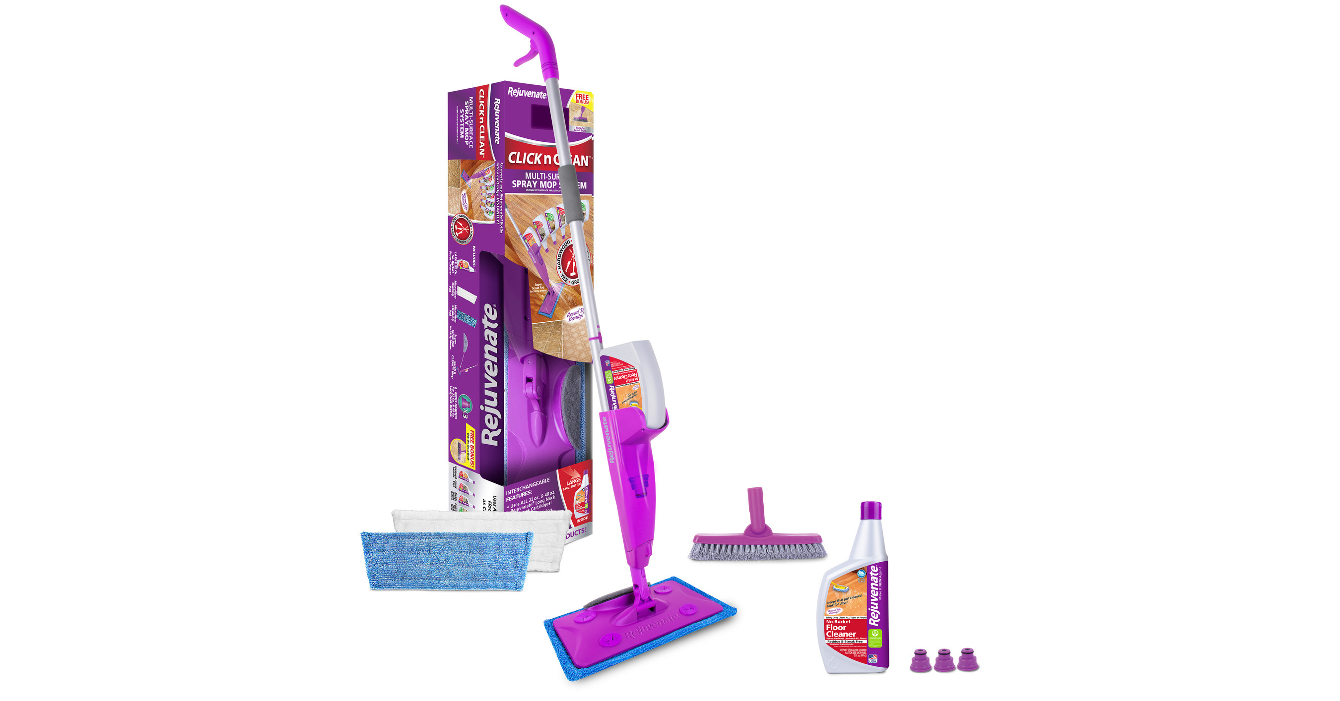 Rejuvenate Click and Clean Multi Surface Spray Mop System