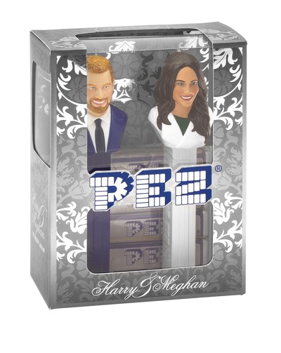 PEZ auctions royal dream couple, Harry and Meghan. (PRNewsfoto/PEZ International GmbH)