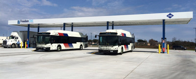 Freedom CNG Metro Station - Houston, Texas. Freedom CNG currently operates and supplies four stations with a NEW station at Greenshadow Dr and Texas 8 Beltway opening soon.