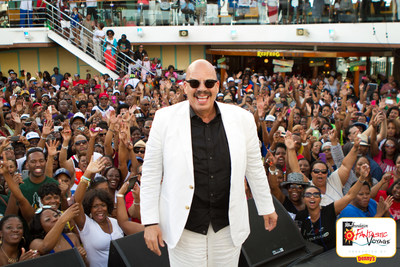 Tom Joyner, radio legend and philanthropist, sailing on the Carnival Breeze for the 19th annual Tom Joyner Foundation Fantastic Voyage presented by Denny's supporting students attending Historically Black Colleges and Universities. Launched in 1999, the cruise is the Ultimate Party with a Purpose serving as an entertainment fundraiser on the seas with the most popular artists in R&B, Soul, Hip-Hop, Gospel and more.