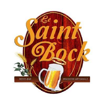 Logo : Le Saint-Bock (Groupe CNW/Le Saint-Bock Brasserie Artisanale inc.)