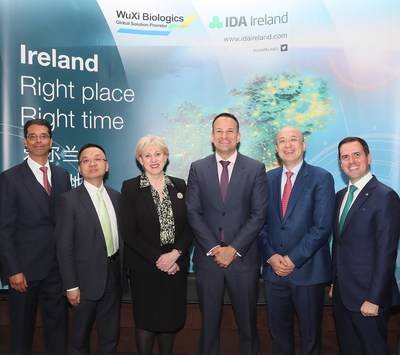 WuXi Biologics to Invest €325 Million to Build Largest Biomanufacturing Facility Using Single-Use Bioreactors in Ireland