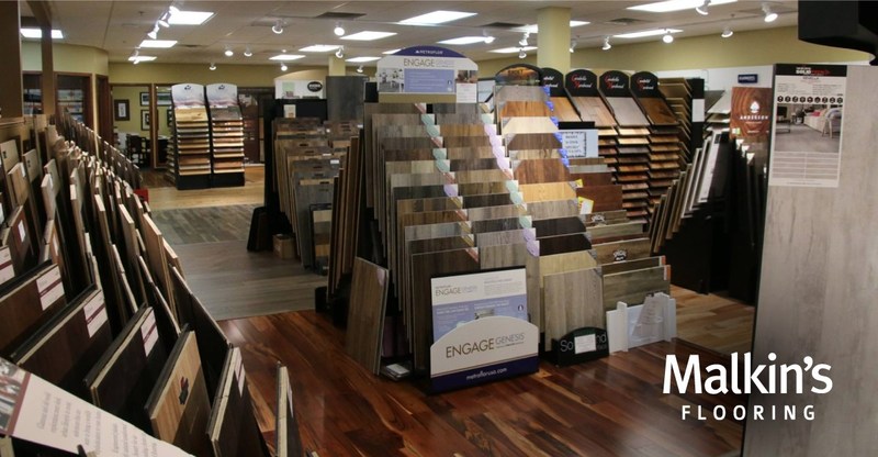 The Malkin's Flooring 18,000 square-foot showroom in Menomonee Falls, WI.