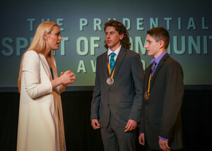Two Wisconsin youth honored for volunteerism at national award ceremony in Washington, D.C.