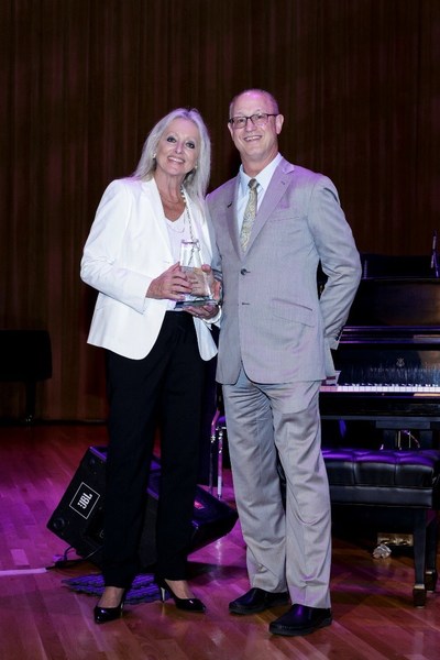 Valerie Belli, Vice President of EMSD and Shelton G. Berg ("Shelly"), Dean, Patricia L. Frost Professor of Music