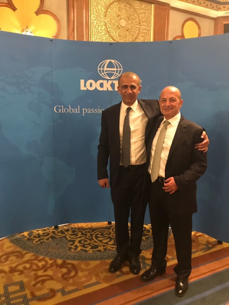 Mohamed Magdi Omar (left) Managing director lockton Egypt and Wael Khatib, Chairman lockton MENA Ltd (PRNewsfoto/Lockton MENA Ltd)