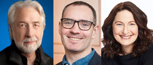 Richard Gingras, vice-president of news for Google, and Craig Silverman, media editor for BuzzFeed News, will be in conversation with Anna Maria Tremonti, host of CBC Radio's The Current for the May 2 Canadian Journalism Foundation J-Talk on Building Trust in Media at the Google Toronto. (CNW Group/Canadian Journalism Foundation)