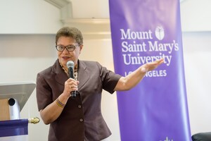 Beyond the march: U.S. Rep. Karen Bass among elected officials to share advice at Mount Saint Mary's campaign training designed to prepare more women to run for office