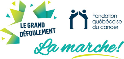 Logo : La marche du Grand dfoulement de la Fondation qubcoise du cancer (Groupe CNW/Fondation qubcoise du cancer)