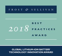 Frost &amp; Sullivan Recognizes Enevate Corporation with the Global Technology Innovation Award for Extreme Fast-charging and High Energy Density Electric Vehicle Batteries