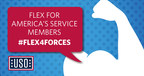 The USO Invites America to be a Force Behind the Forces with #Flex4Forces and Celebrate National Military Appreciation Month