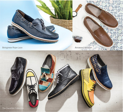 HUSH PUPPIES CELEBRATES 60 YEARS - SPRING/SUMMER 2018 MEN’S COLLECTION Combining today's classic style with innovative comfort forms the ultimate iconic look this season. Bolognese Rope Lace ($104.95, top left); Arrowood Venetian ($109.95, top right). ‘The Decades’ collection (bottom left to right) Bernard 58 Oxford ($224.95); Bernard 60’s Oxford ($224.95); Bernard 70’s Slip-on ($199.95); Bernard 90’s Chukka ($249.95); Bernard 80’s Oxford ($249.95); Bernard 2000 Slip-on ($199.95).