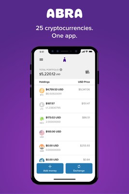 what crypto exchange does abra use