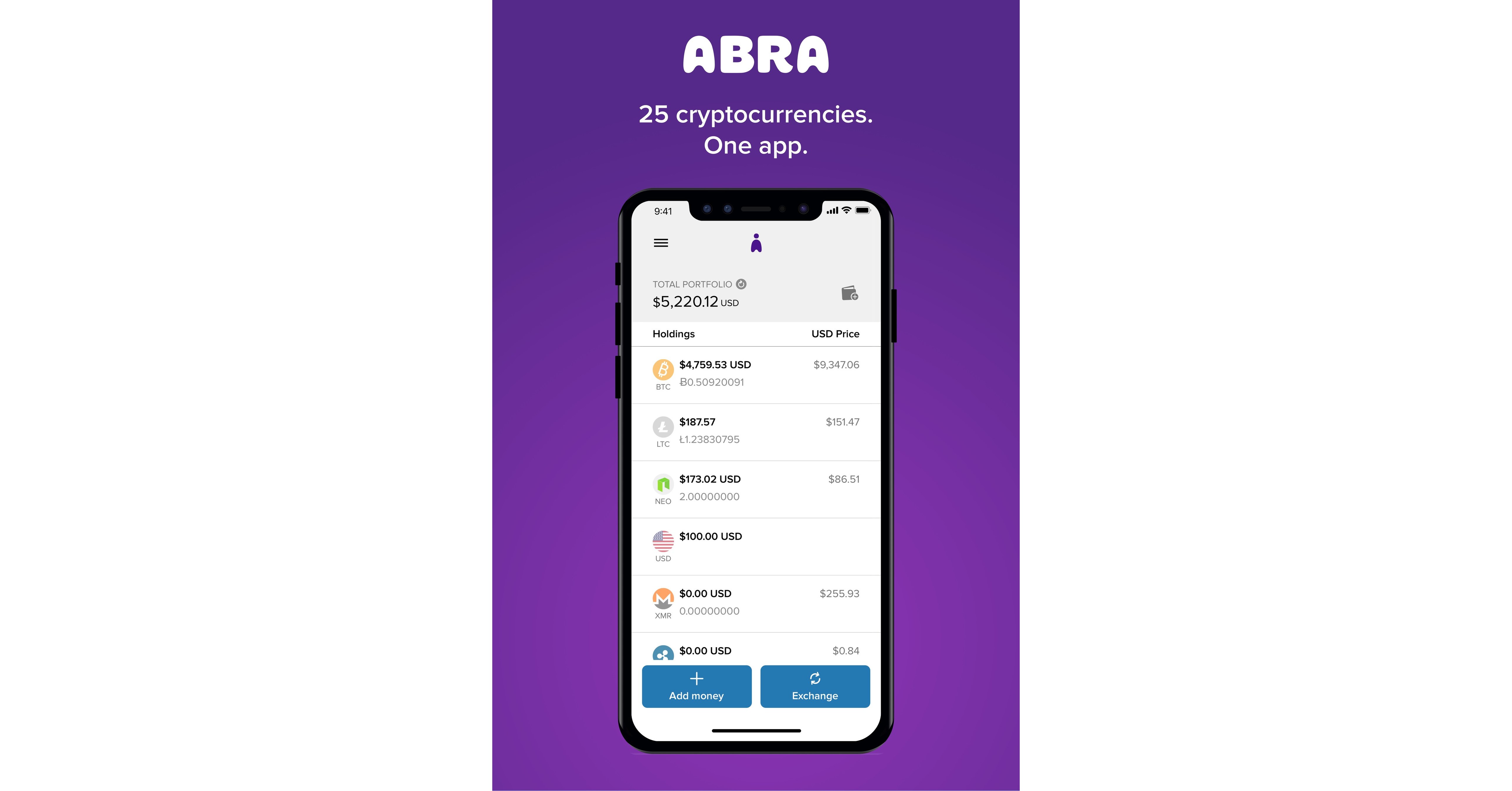 is abra crypto wallet in united states