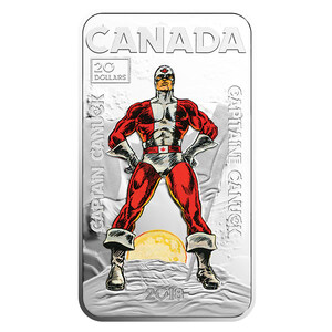 La fierté nationale à l'honneur : Le superhéros Capitaine Canuck et de nombreux autres emblèmes de chez nous sur les pièces de collection de la Monnaie