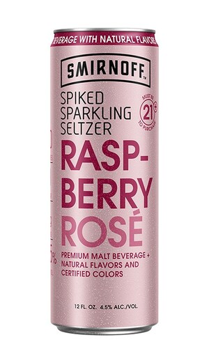 New 90 Calorie Raspberry Rosé SMIRNOFF™ Spiked Sparkling Seltzer?! Yaaaaaas