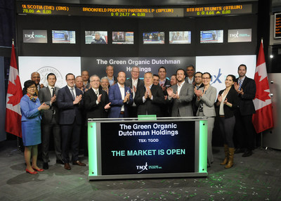 The Green Organic Dutchman Holdings Ltd. Opens the Market (CNW Group/TMX Group Limited)