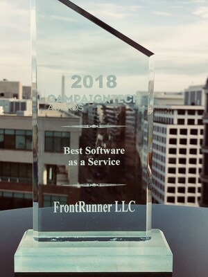 Roswell, Georgia Based FrontRunner Wins 2018 Best Software as a Service in Politics