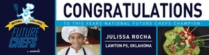 Lawton, OK School District 5th Grader Voted National Winner in the 2018 Sodexo Future Chefs Challenge