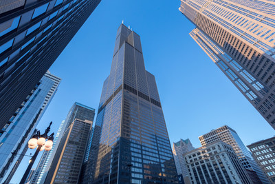 Chicago’s Willis Tower, one of the tallest and most famous buildings in the world, has turned to Otis to modernize its 83 elevators and 97 passenger cabs; Photo courtesy of Equity Office