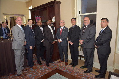 Angel M. Melendez, SAC HSI, and his colleagues and Awardees.