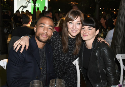 CYPRESS, CA - APRIL 28: (L-R) Actors Kendrick Sampson, Isidora Goreshter and Shailene Woodley attend the All It Takes Lasting Legacy event at the headquarters of Earth Friendly Products (ECOS) to celebrate youth leadership on April 28, 2018 in Cypress, CA. (Photo by Vivien Killilea/Getty Images for All It Takes)