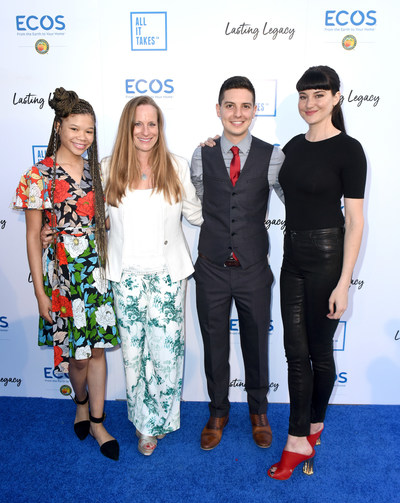 CYPRESS, CA - APRIL 28: (L-R) Actor Storm Reid, Lori Woodley, Youth empowerment expert, Shane Feldman and actor Shailene Woodley attend the All It Takes Lasting Legacy event at the headquarters of Earth Friendly Products (ECOS) to celebrate youth leadership on April 28, 2018 in Cypress, CA. (Photo by Vivien Killilea/Getty Images for All It Takes)