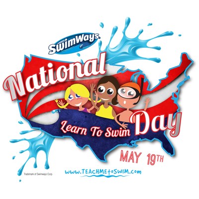 Swimways National Learn to Swim Day™ held on third Saturday of May every year, is dedicated to the importance and benefits of learning to swim. (Photo Credit: Swimways Corp.)