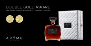 Rum ARÔME, 28 Year Aged, Awarded DOUBLE GOLD MEDAL at 2018 San Francisco World Spirits Competition