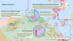 Minera Alamos to commence drilling aimed at expanding areas of defined gold mineralization at Santana/los Verdes Property, Sonora, Mexico