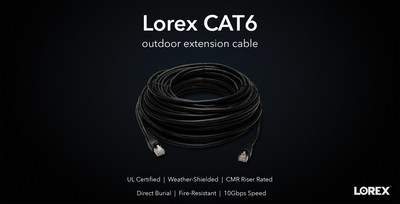 Lorex CAT6 Underground Weatherproof cable (CNW Group/LOREX Technology Inc.)