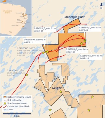 Figure 1 – Larocque East Property Map (CNW Group/IsoEnergy Ltd.)